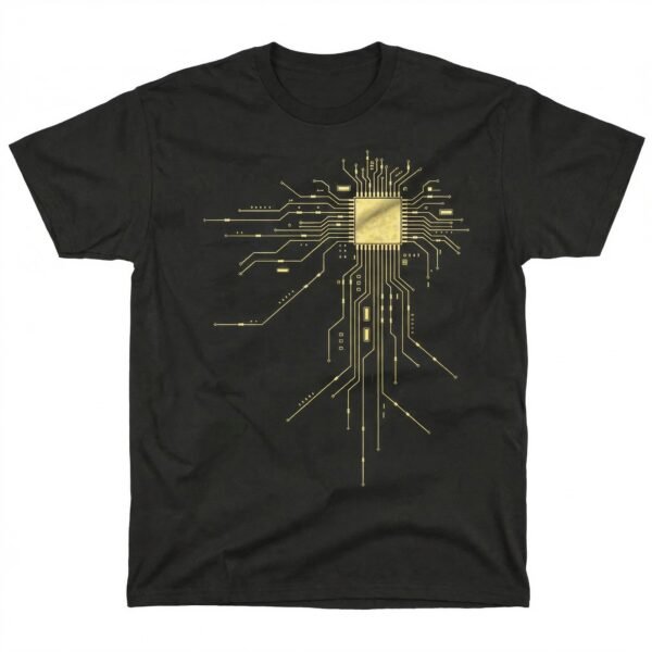 Златен Чип — Тениска с технологичен дизайн