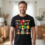 Тениска „Супер Татко“ – Забавен геймър дизайн, подарък за баща, Mario стил тениска