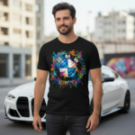 Тениска "BMW Graffiti" — урбан уличен стил