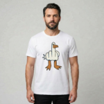 Тениска „Саркастична гъска“ – Забавен дизайн с гневна гъска, хумористична тениска с attitude