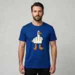 Тениска „Саркастична гъска“ – Забавен дизайн с гневна гъска, хумористична тениска с attitude