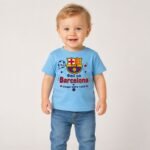 Персонализирана детска тениска Barcelona – с име и номер по избор
