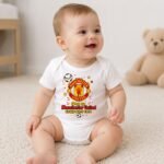 Персонализирано бебешко боди Manchester United – с име и номер