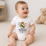 Персонализирано бебешко боди Real Madrid – с име и номер